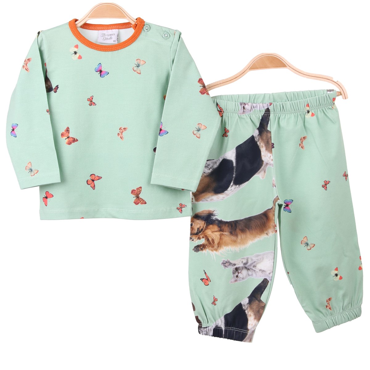 Kız Bebek Pijama Takımı Yeşil (1-4 Yaş)