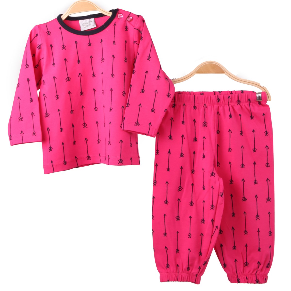 Kız Bebek Pijama Takımı Fuşya (1-4 Yaş)