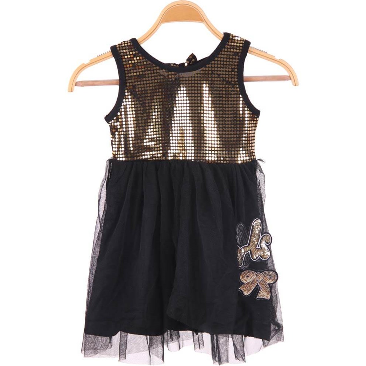 Kısa Kol Elbise ModelleriBREEZE231WM-195Pullu Elbise