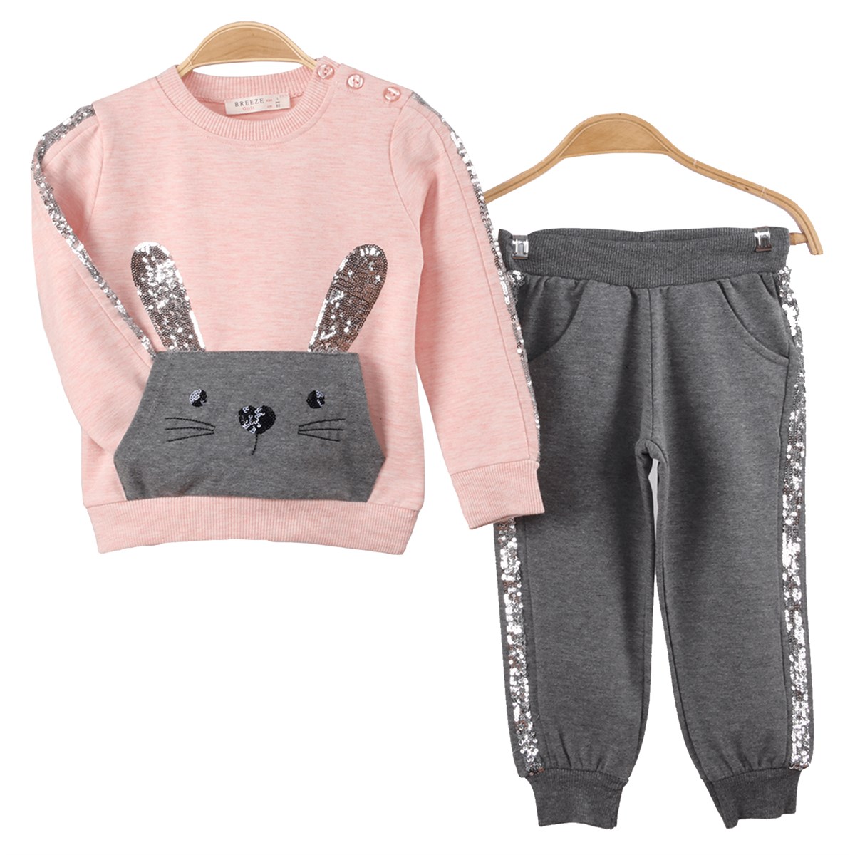 KızBREEZE11440-155Pullu Tavşanlı Takım