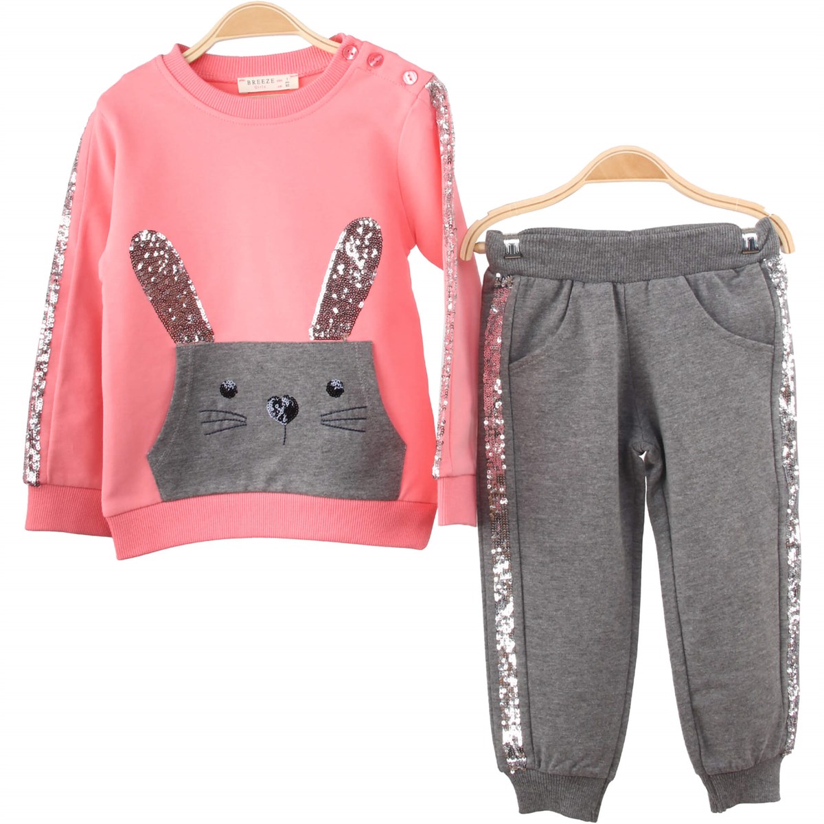 KızBREEZE11440-46Pullu Tavşanlı Takım