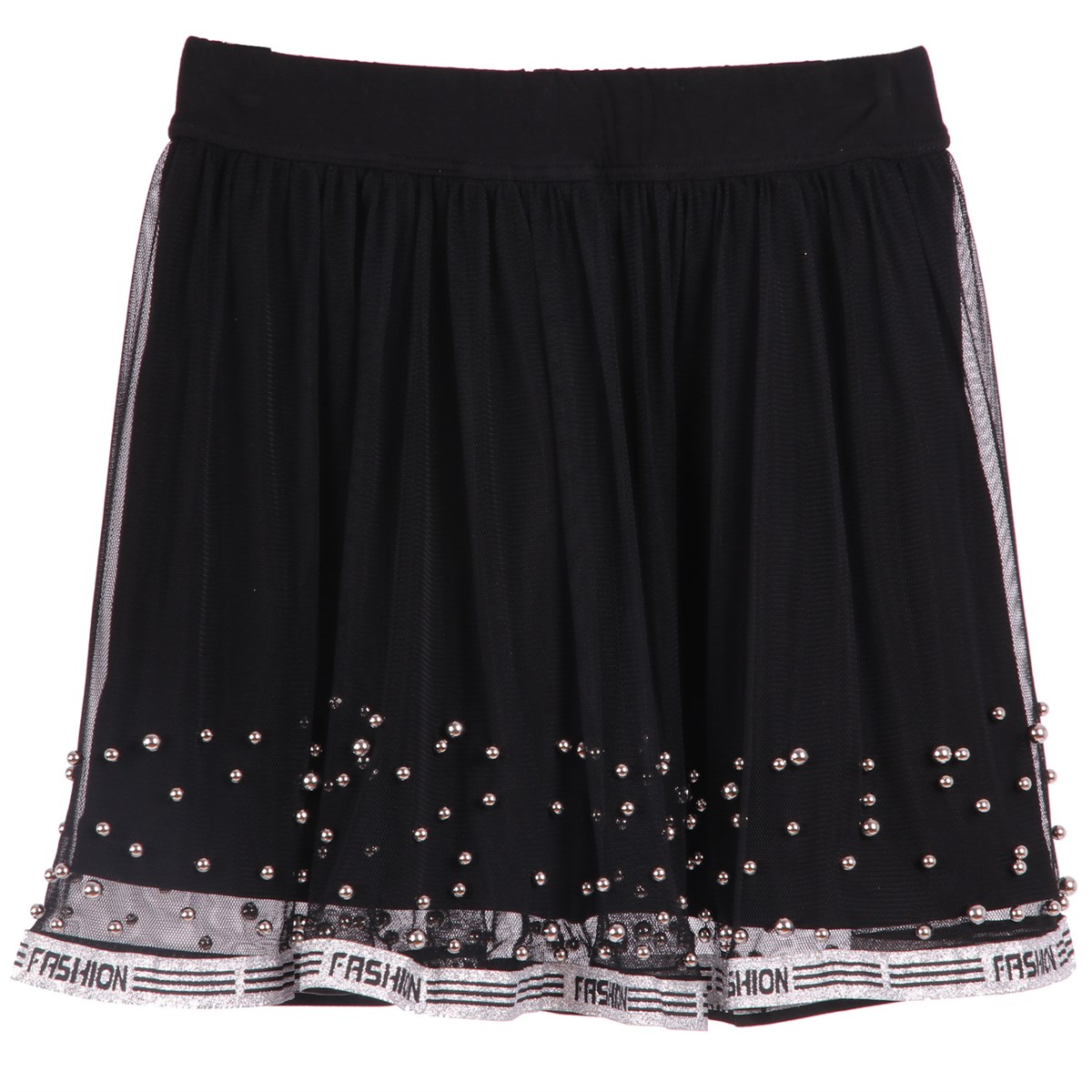 EtekBREEZE12525-363Taşlı Tüllü Etek