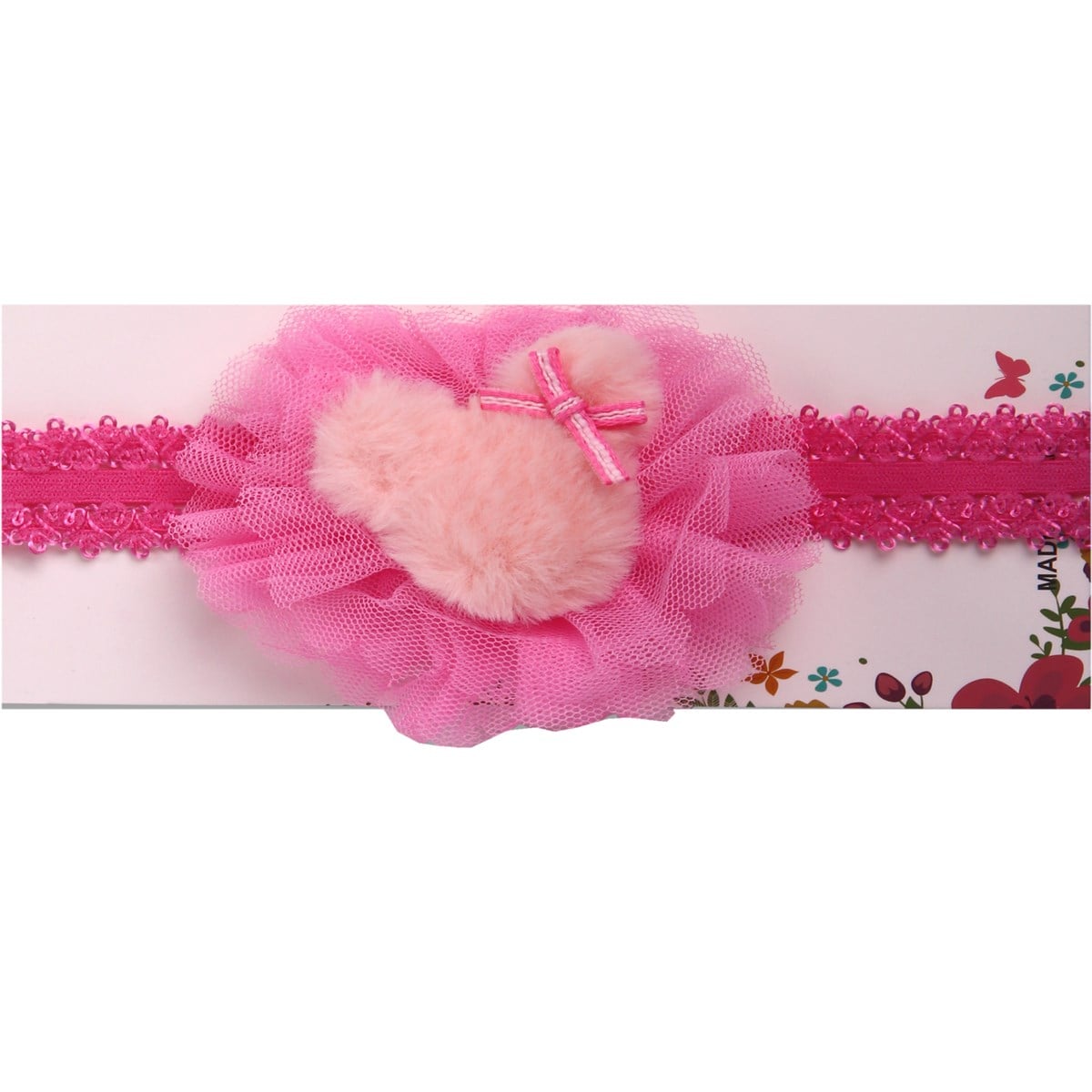 Tüllü Ayıcıklı Peluş Bandana