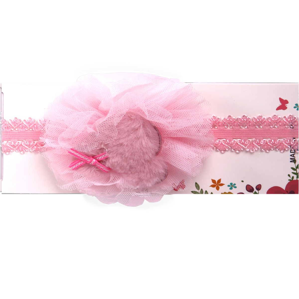 Tüllü Ayıcıklı Peluş Bandana
