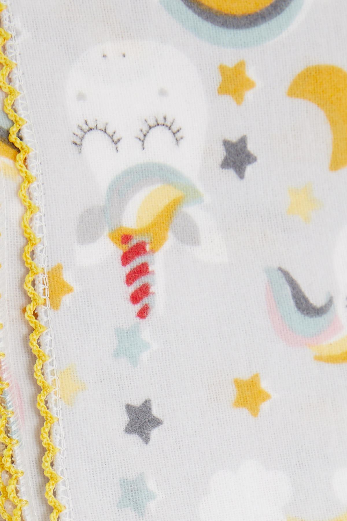 Kız Bebek Pazen Battaniye Gökyüzü Temalı Unıcorn Desenli Gri Standart -  Sevimli Desenli Battaniyeler | Breeze