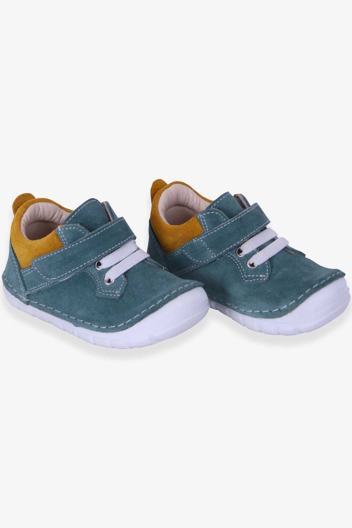 Erkek Çocuk Cırtlı Süet Ayakkabı Mint Yeşili 19-20 Numara - Tatlı Bebek  Ayakkabıları | Breeze