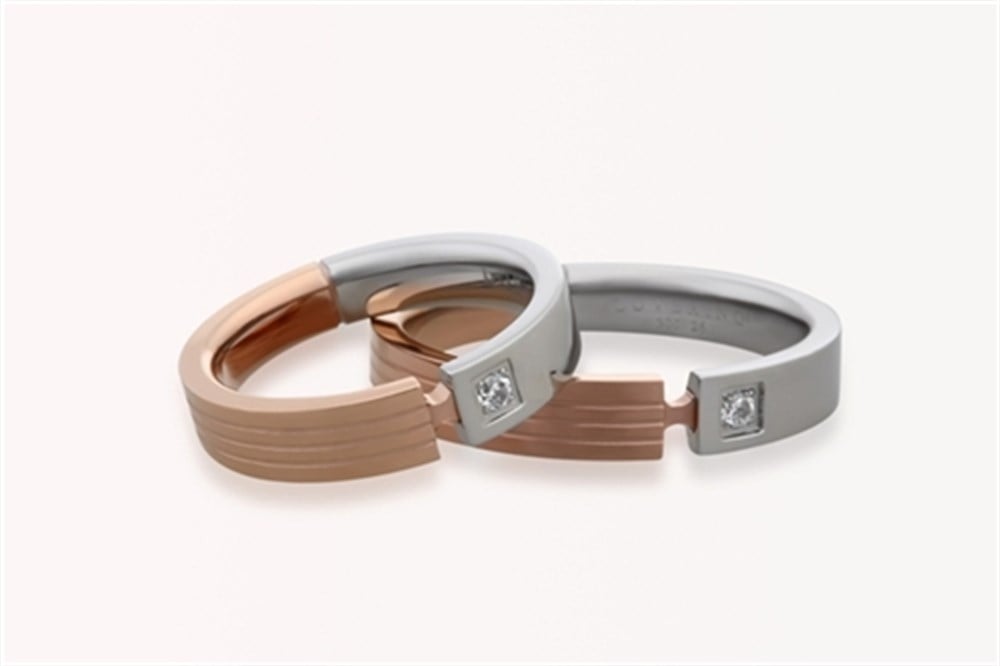 Lovering LVR-300 Taşlı Çelik Yüzük