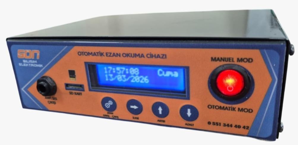 Cami Saati ( Vakitmatik)Dijital Ezan Okuma CihazıGÜNŞAH Dijital Cami Beş Vakit Ezanmatik-namaz saati