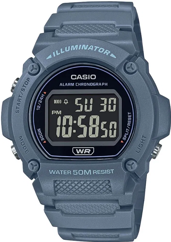 CasioW-219HC-2BVDFCasio W-219HC-2BVDF Erkek Kol Saati