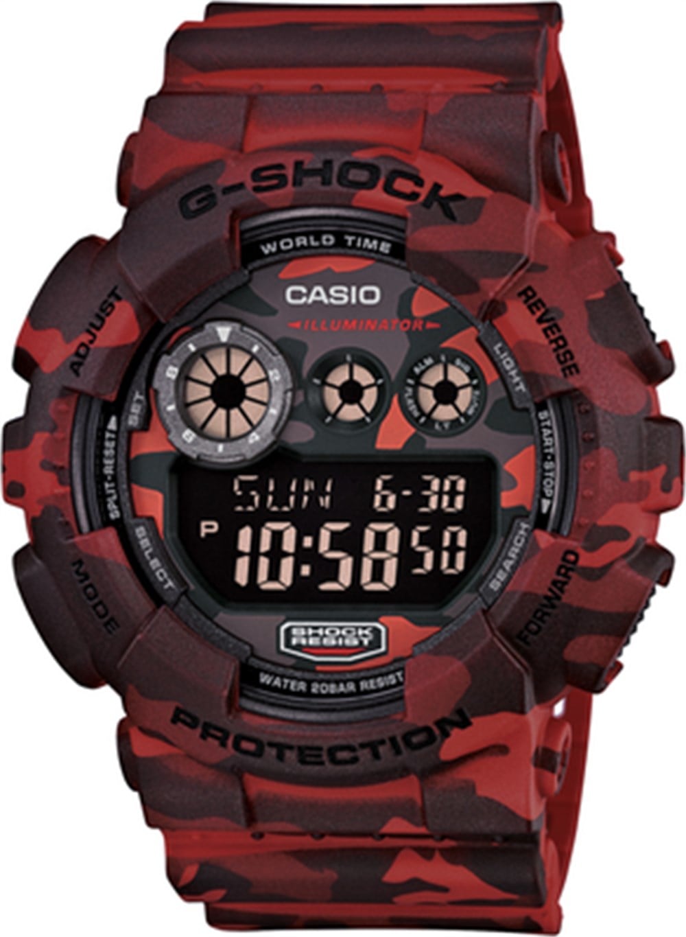 Casio GD-120CM-4DR Erkek Kol Saati