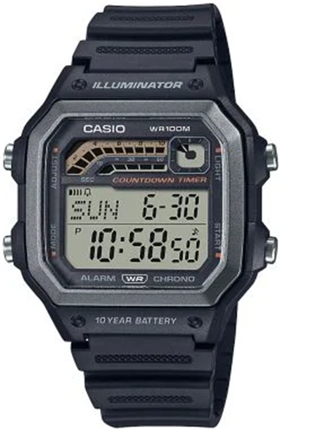 CasioWS-1600H-1AVDFCasio WS-1600H-1AVDF Erkek Kol Saati