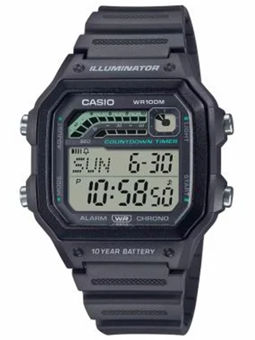 CasioWS-1600H-8AVDFCasio WS-1600H-8AVDF Erkek Kol Saati