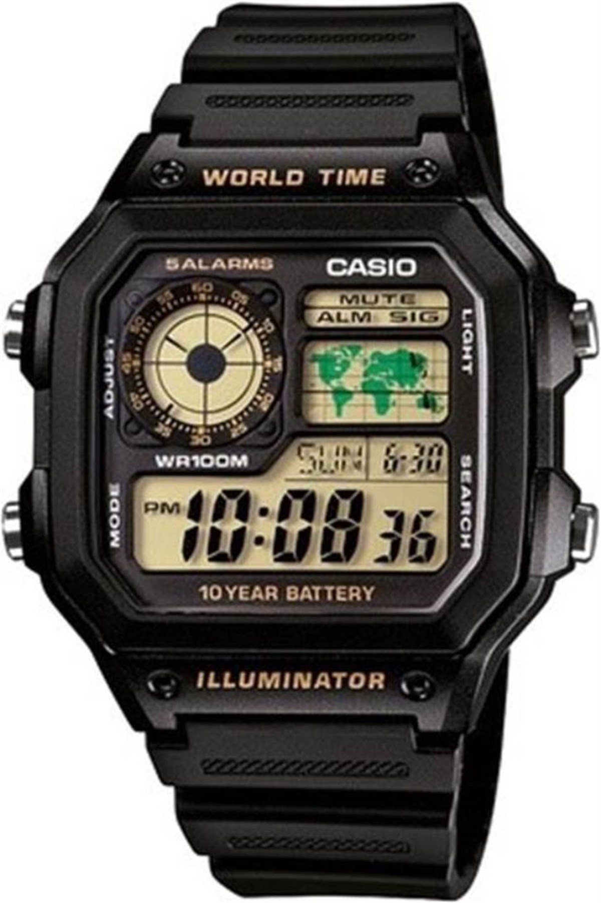CasioAE-1200WH-1BVDFCasio AE-1200WH-1BVDF Erkek Kol Saati