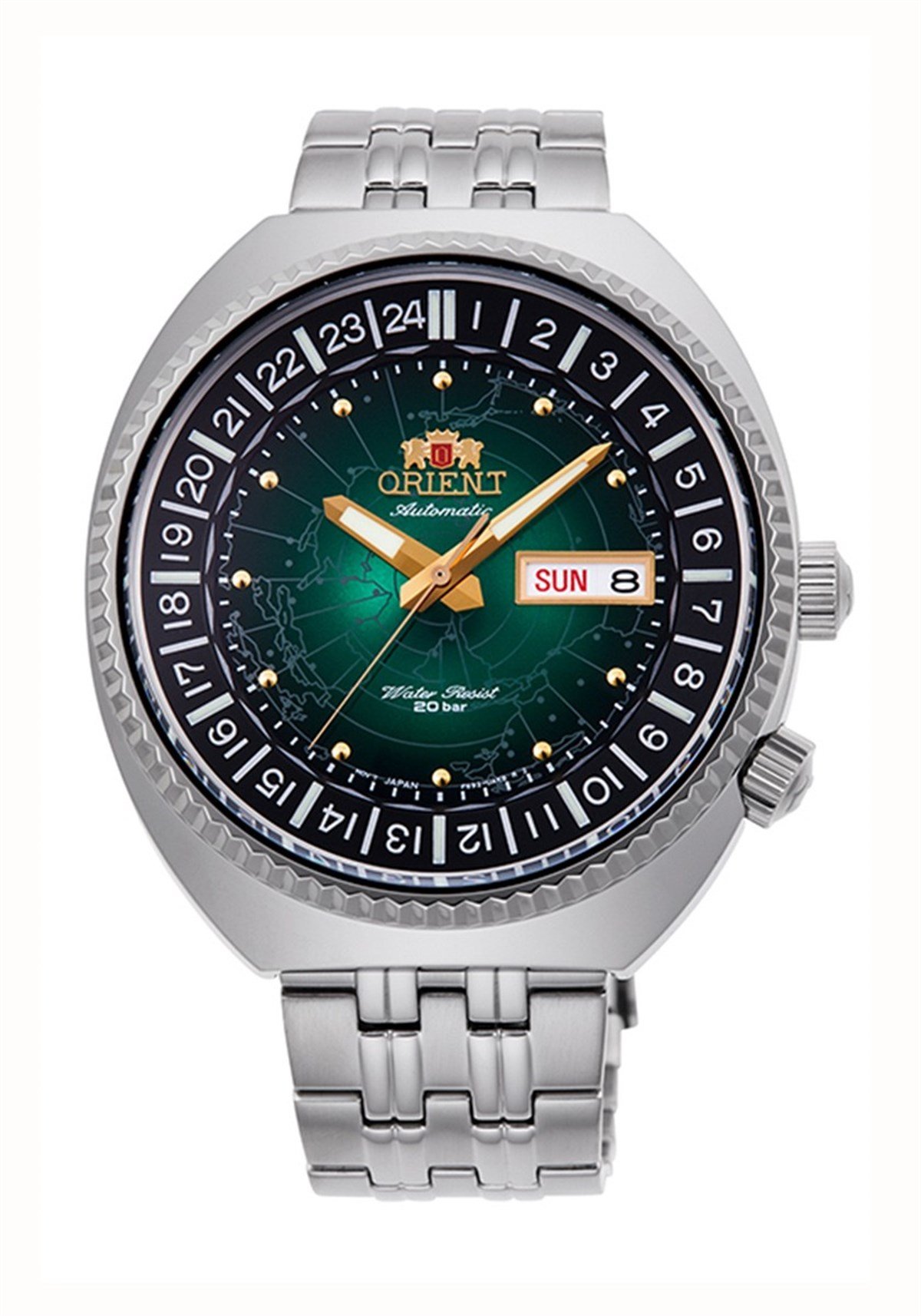 OrientRA-AA0E02E19BOrient RA-AA0E02E19B World Map Koleksiyonu Erkek Kol Saati