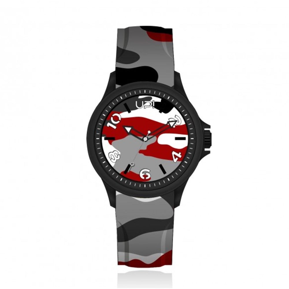 UPWATCH RAINBOW CAMOUFLAGE RED ERKEK KOL SAATİ