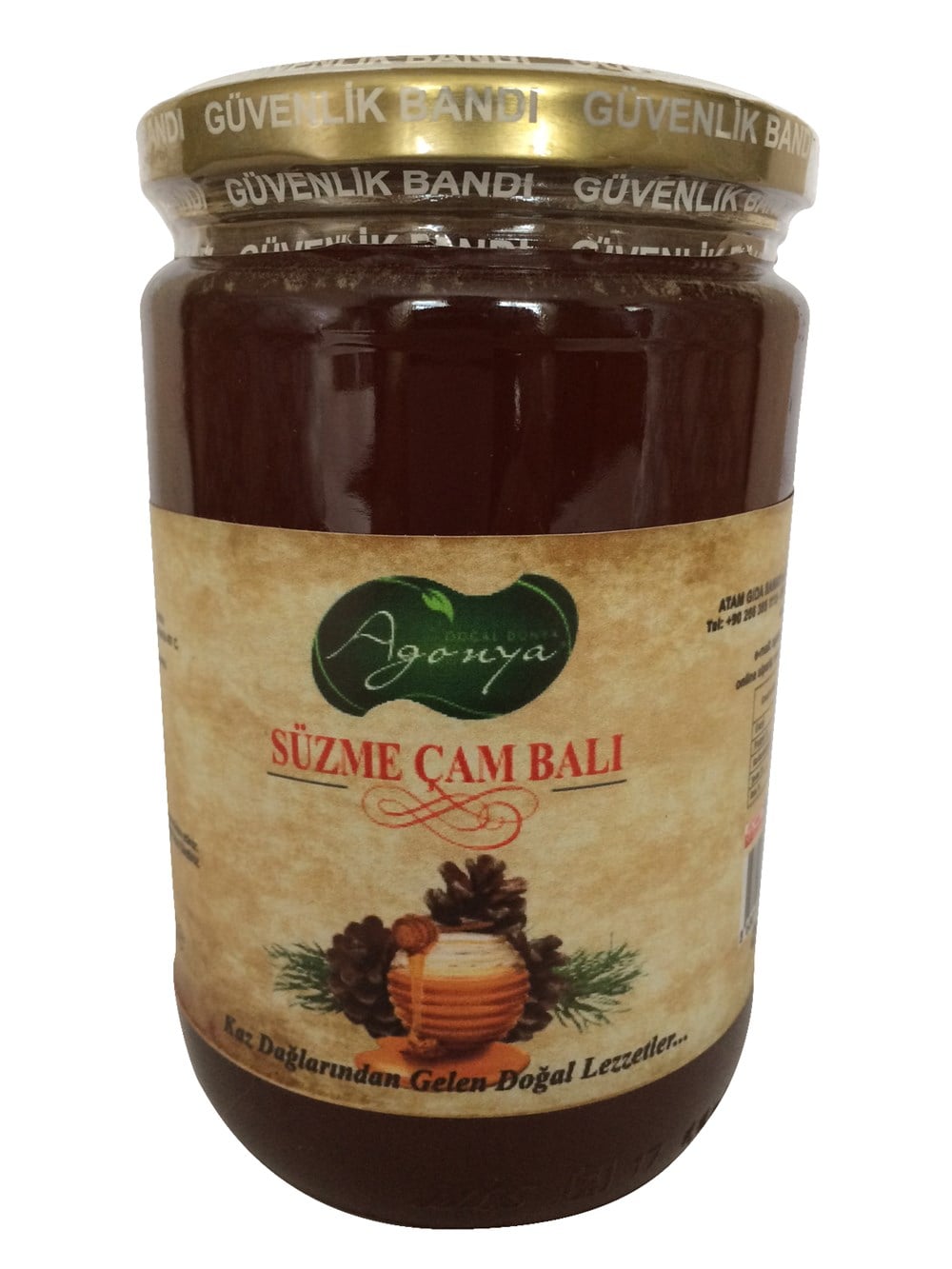 AGONYA Süzme Çam Balı 850 gr.