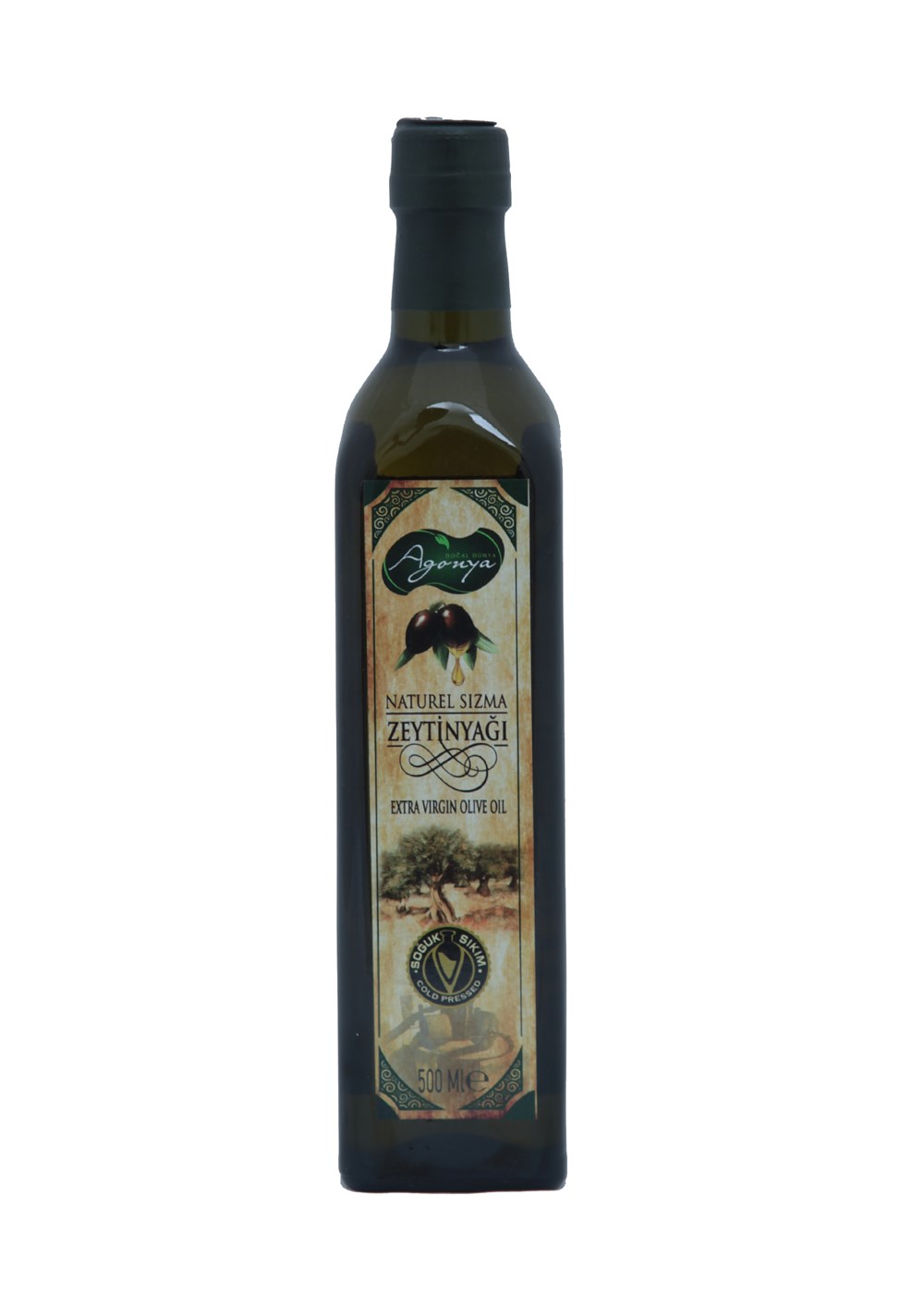 Agonya Naturel Sızma Zeytinyağı (Soğuk Sıkım) 500 Ml