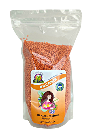 GEKOO ORGANİK KIRMIZI MERCİMEK 1kg