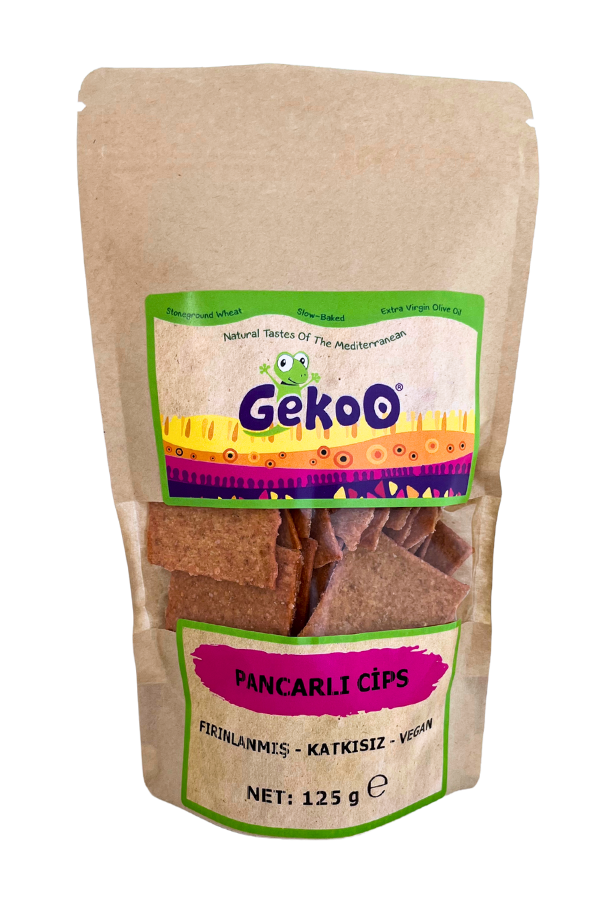 GekoO Fırınlanmış Pancarlı Cips Katkısız Vegan 125g