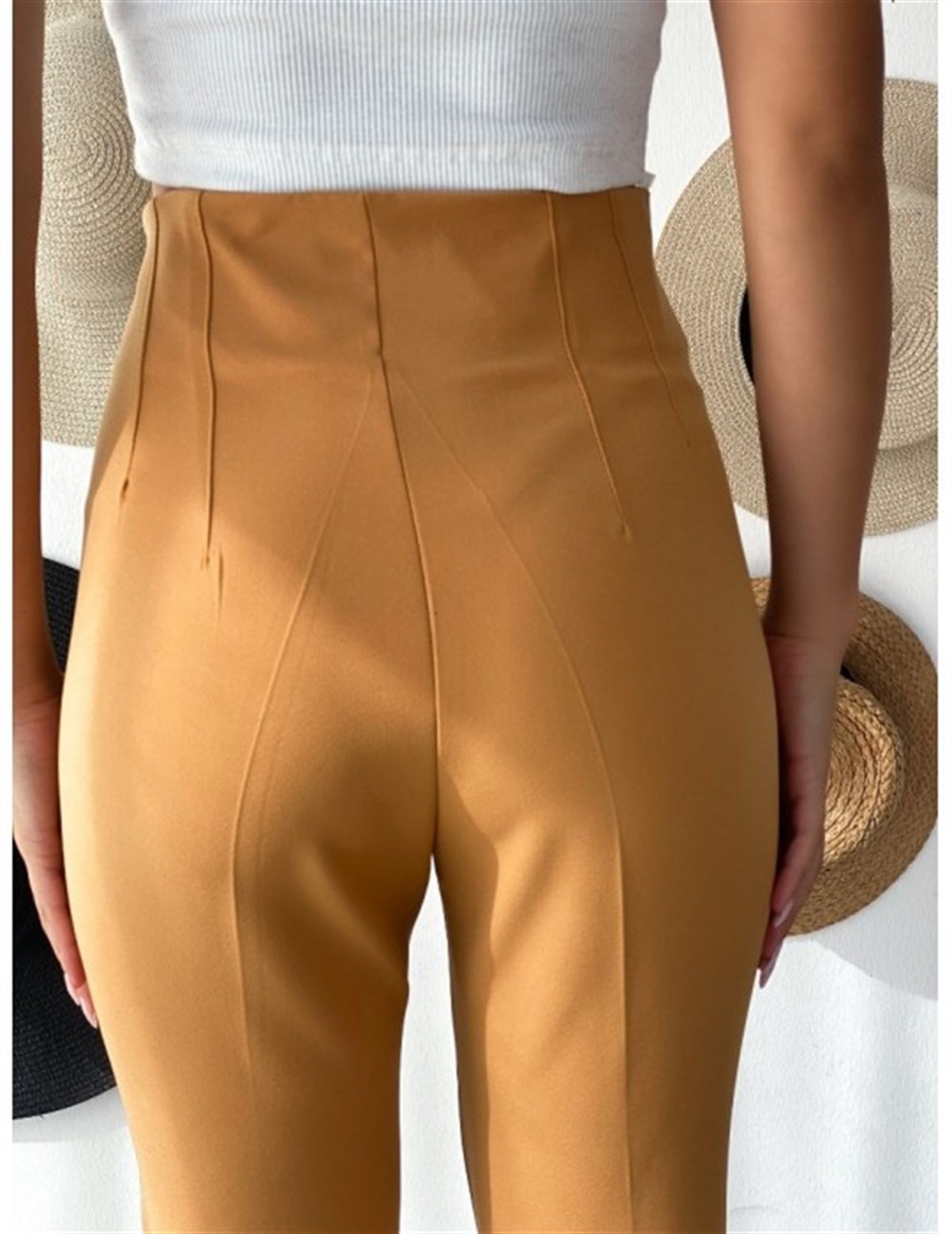 Yüksek Bel Plise Havuç Pantolon - BAL · 4