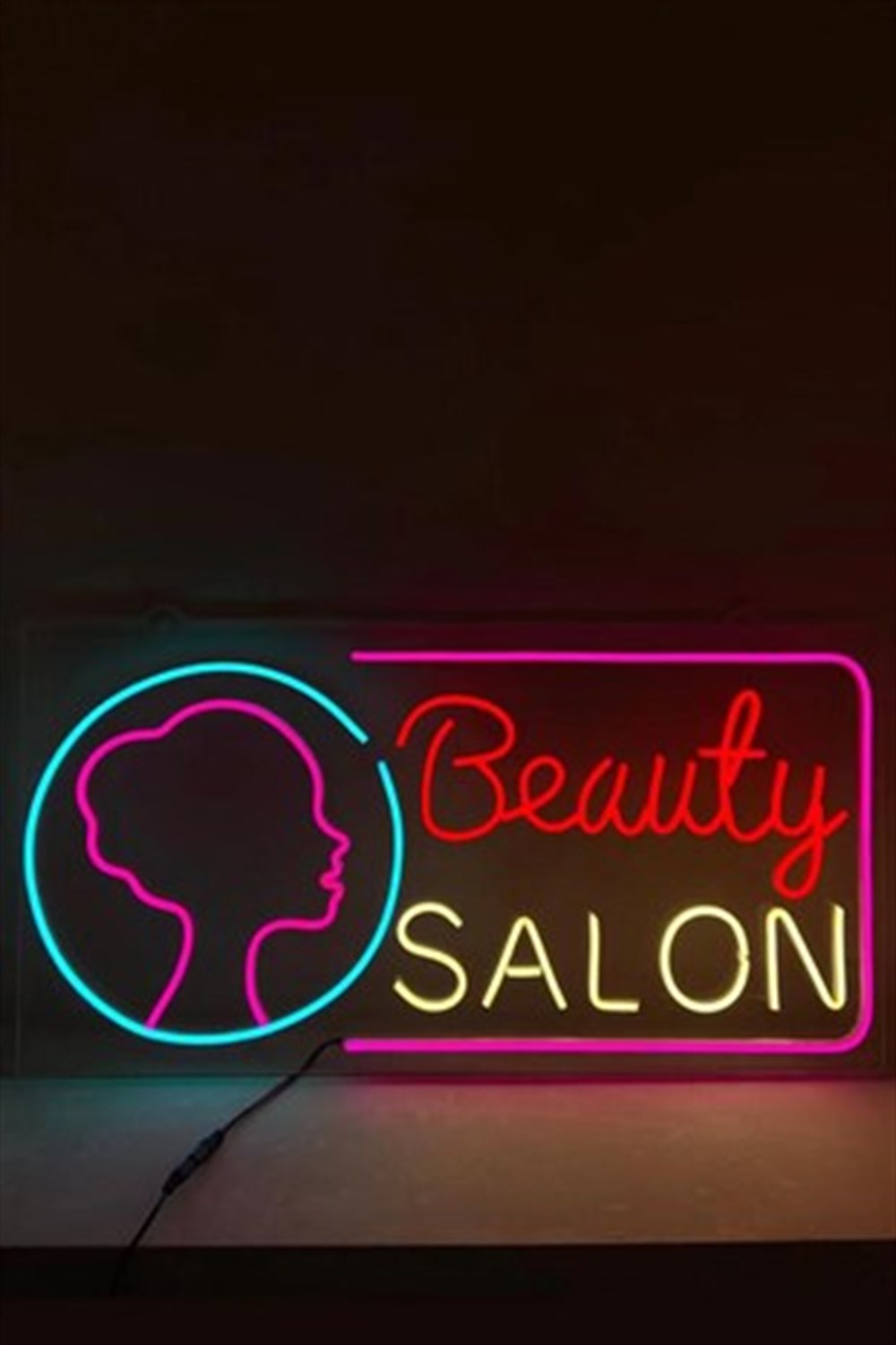 Neon Beauty Salon Led Aydınlatma Tabela