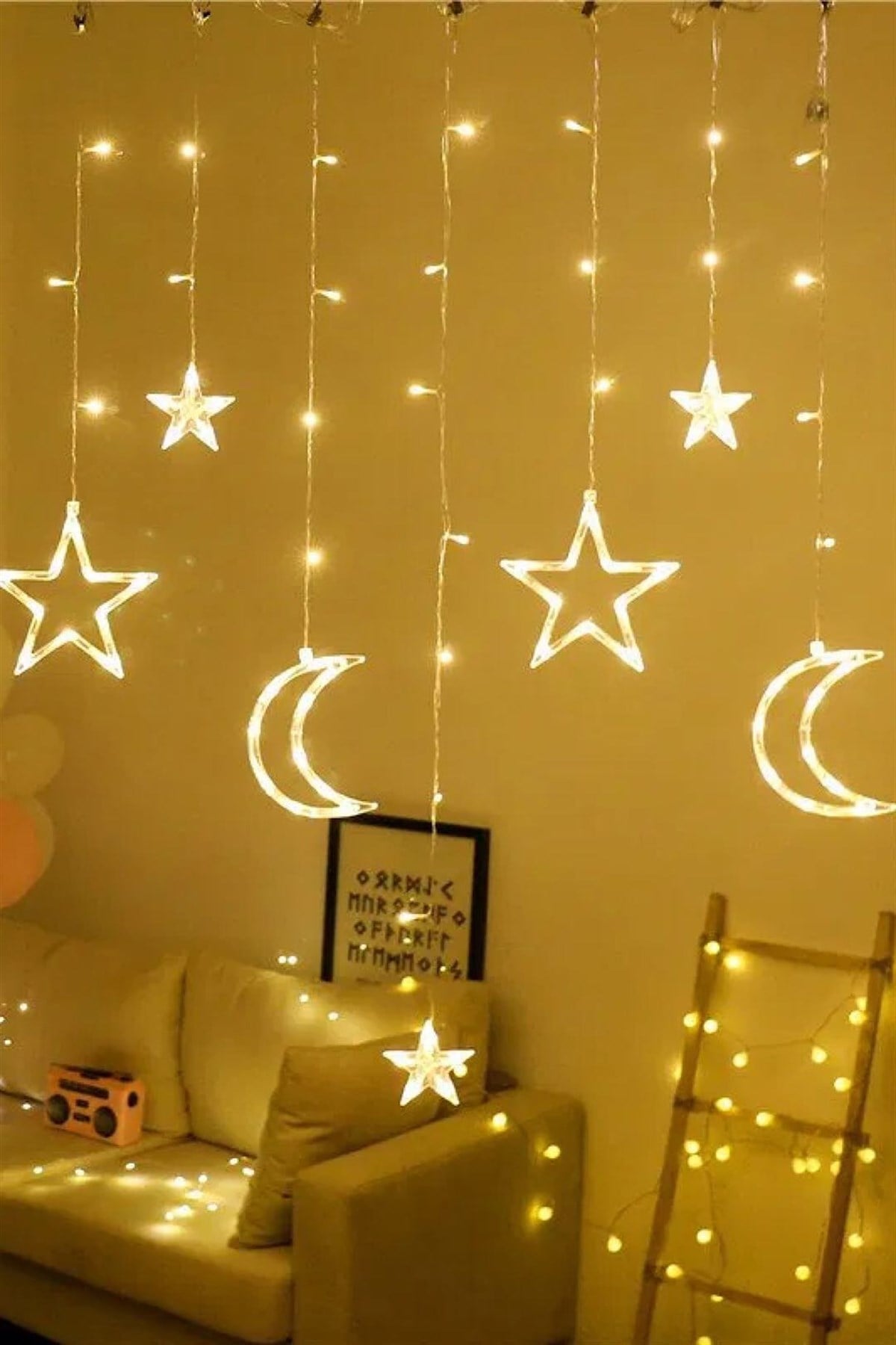 Ay Yıldız Perde Led