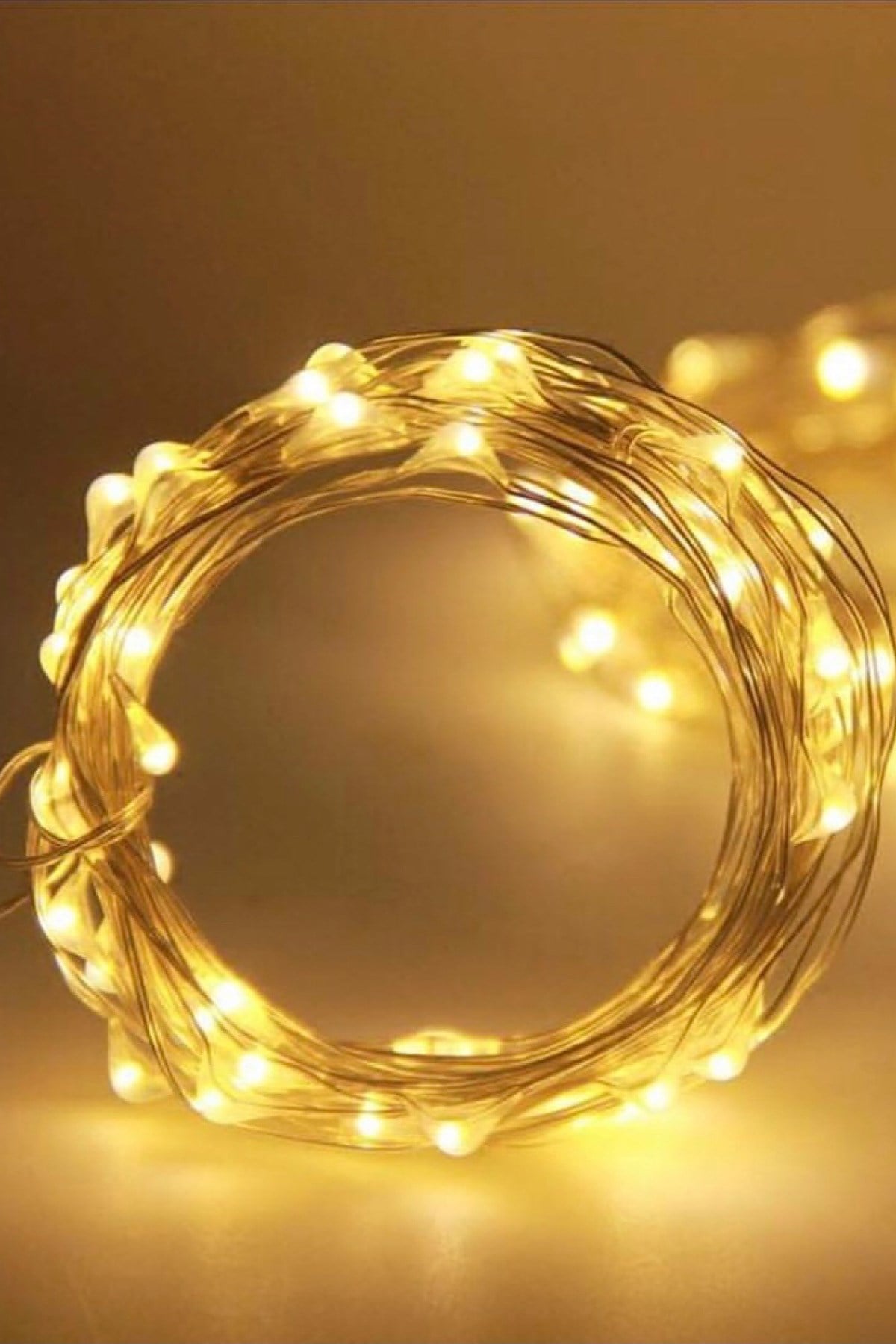 Gümüş Tel Peri Led Günışığı 5m Adaptörlü