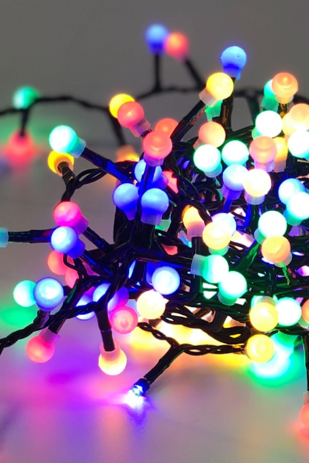 Cherry Ball Snake Led Işık 4 Metre 200 Led Animasyonlu