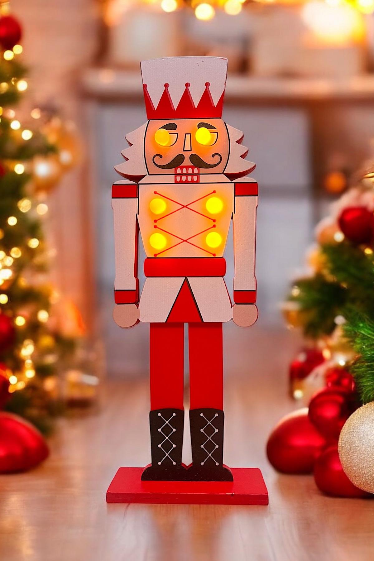 Kurşun Asker Led Işıklı Yılbaşı Dekoru