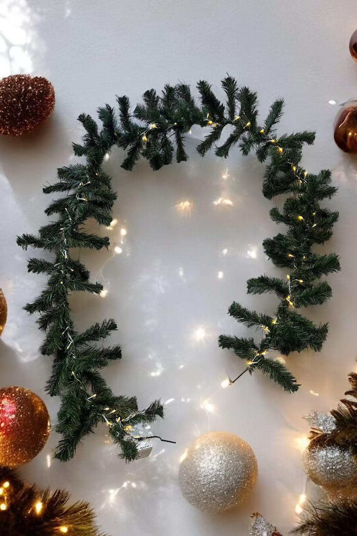 Led Işıklı Garland 230 cm 8 Animasyonlu Fişli