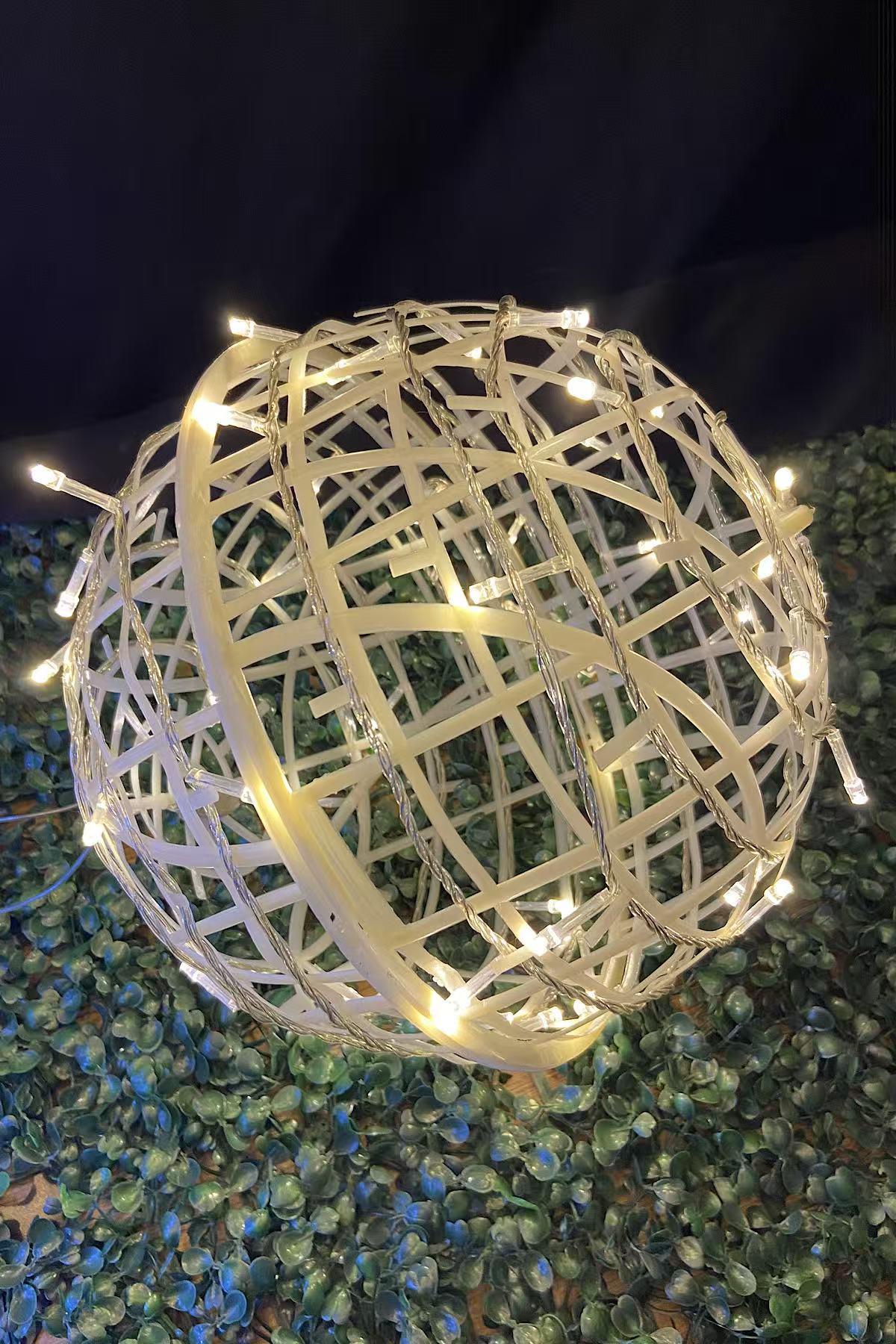 Led Işıklı Küre 25cm Çap