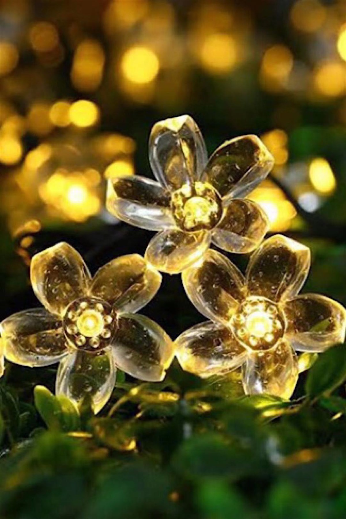 Solar Çiçekler Led Işık Zinciri