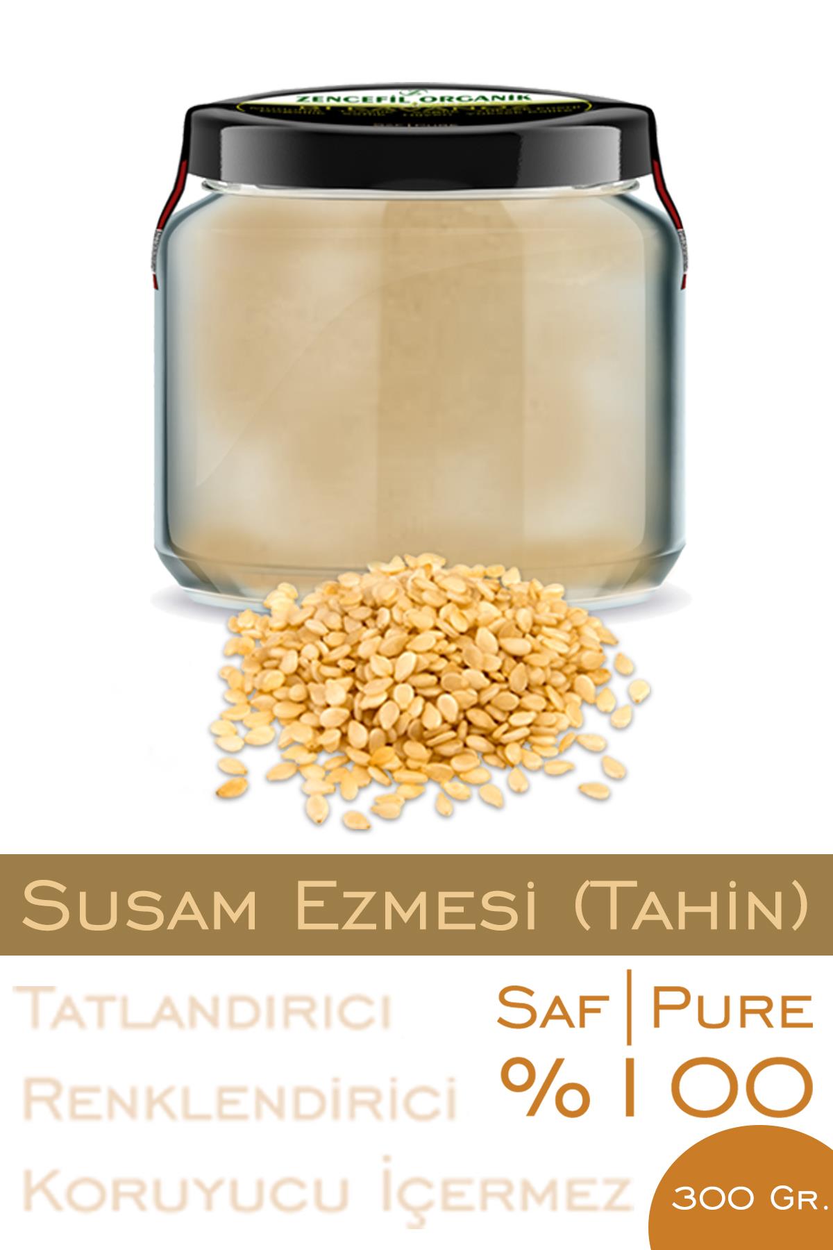 %100 Saf Tahin Susam Ezmesi Bi Kavanoz 330 cc. Cam Kavanozda Katkısız 1. Sınıf Tahin Taze Çekim