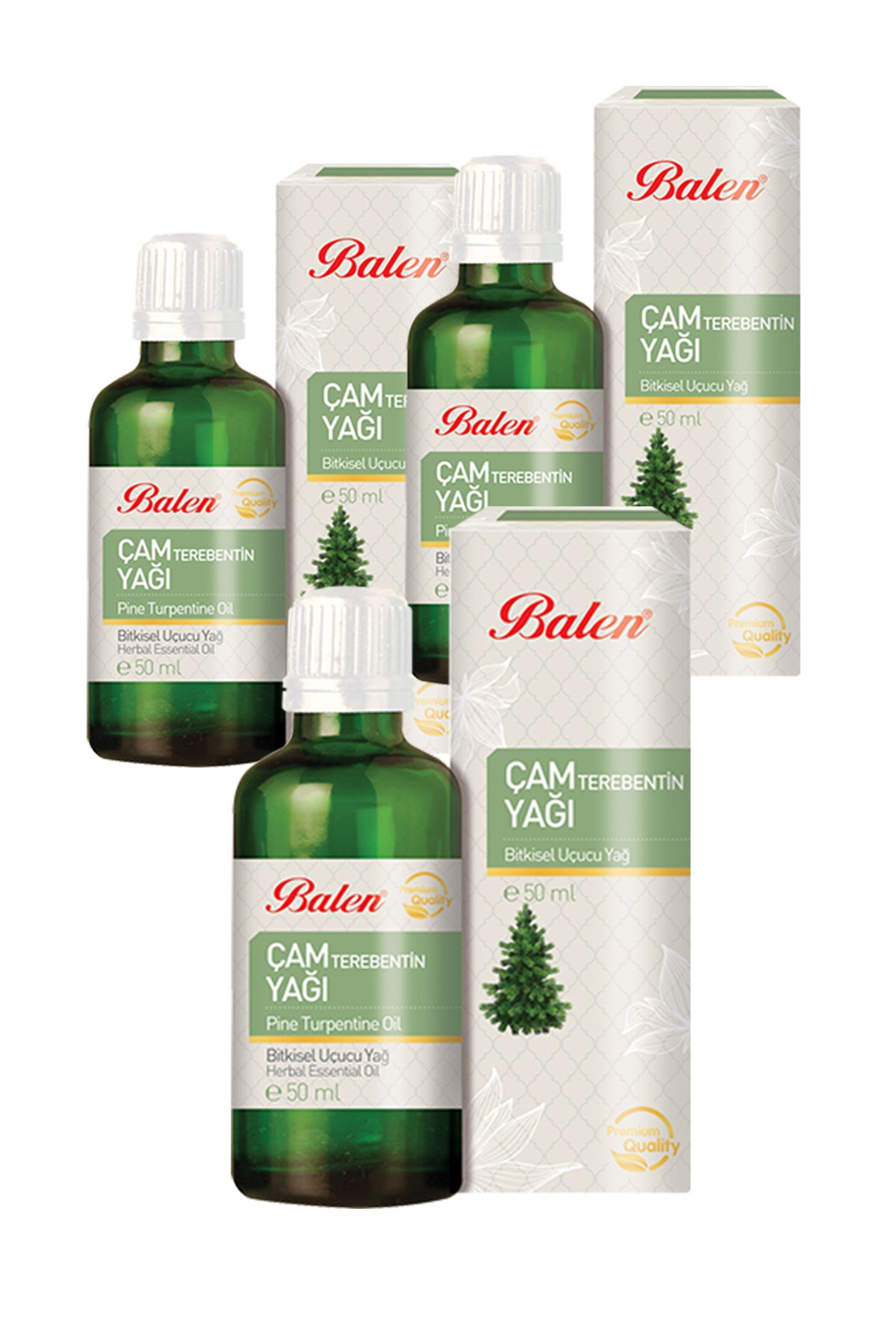3 Kutu Balen Çam Terebentin Yağı Çam Terabentin Doğal Bitkisel Uçucu Yağ 50Ml Saç Ve Cilt Bakım Yağı