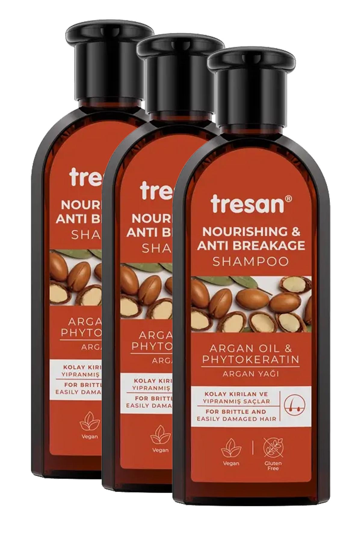 Tresan Argan Yağı Besleyici ve Kırılma Karşıtı Bakım Şampuanı Argan Yağlı Şampuan