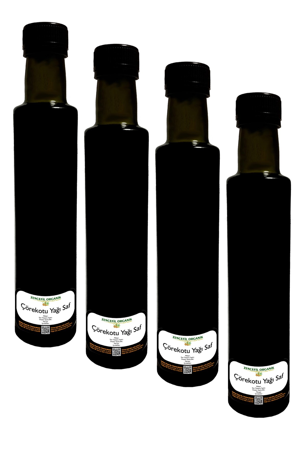 4 Adet Çörekotu Yağı 250 ml. x 4 Taze Sıkım Soğuk Pres Çörek Otu Yağı