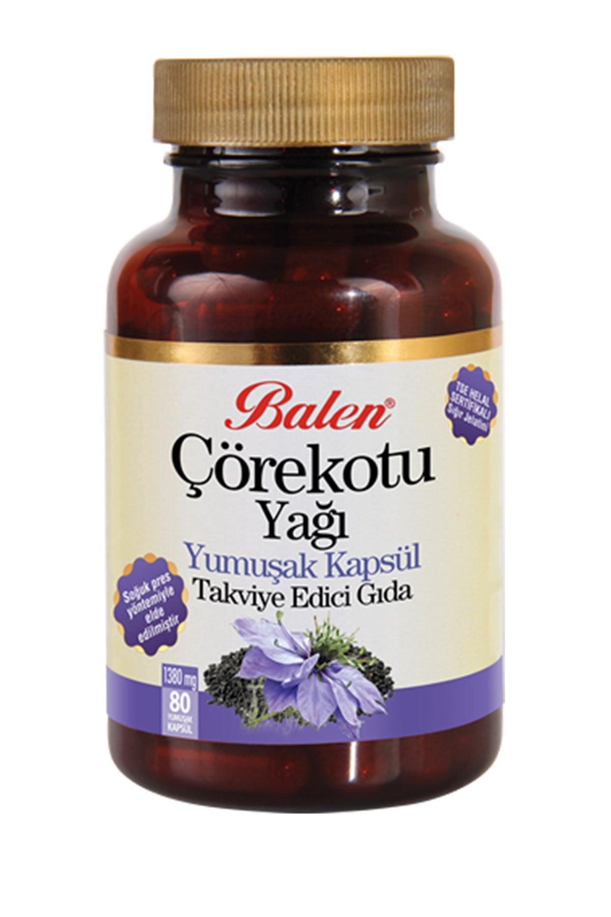 Balen Çörekotu Yağı Yumuşak Kapsül 80 x 1380 Mg