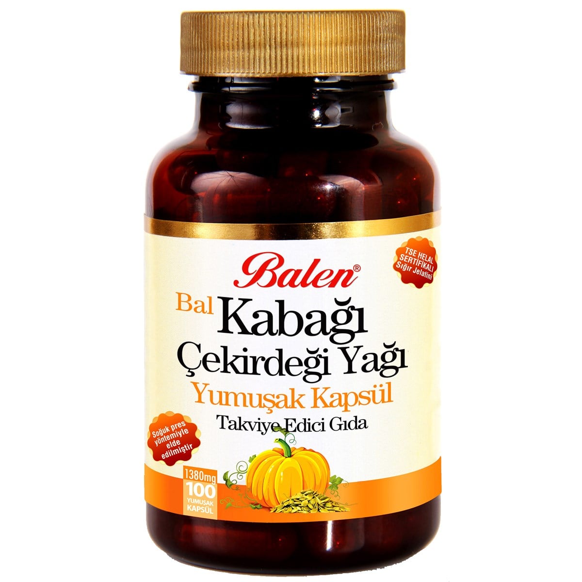 Balen Bal Kabağı Çekirdeği Yağı Kapsülü