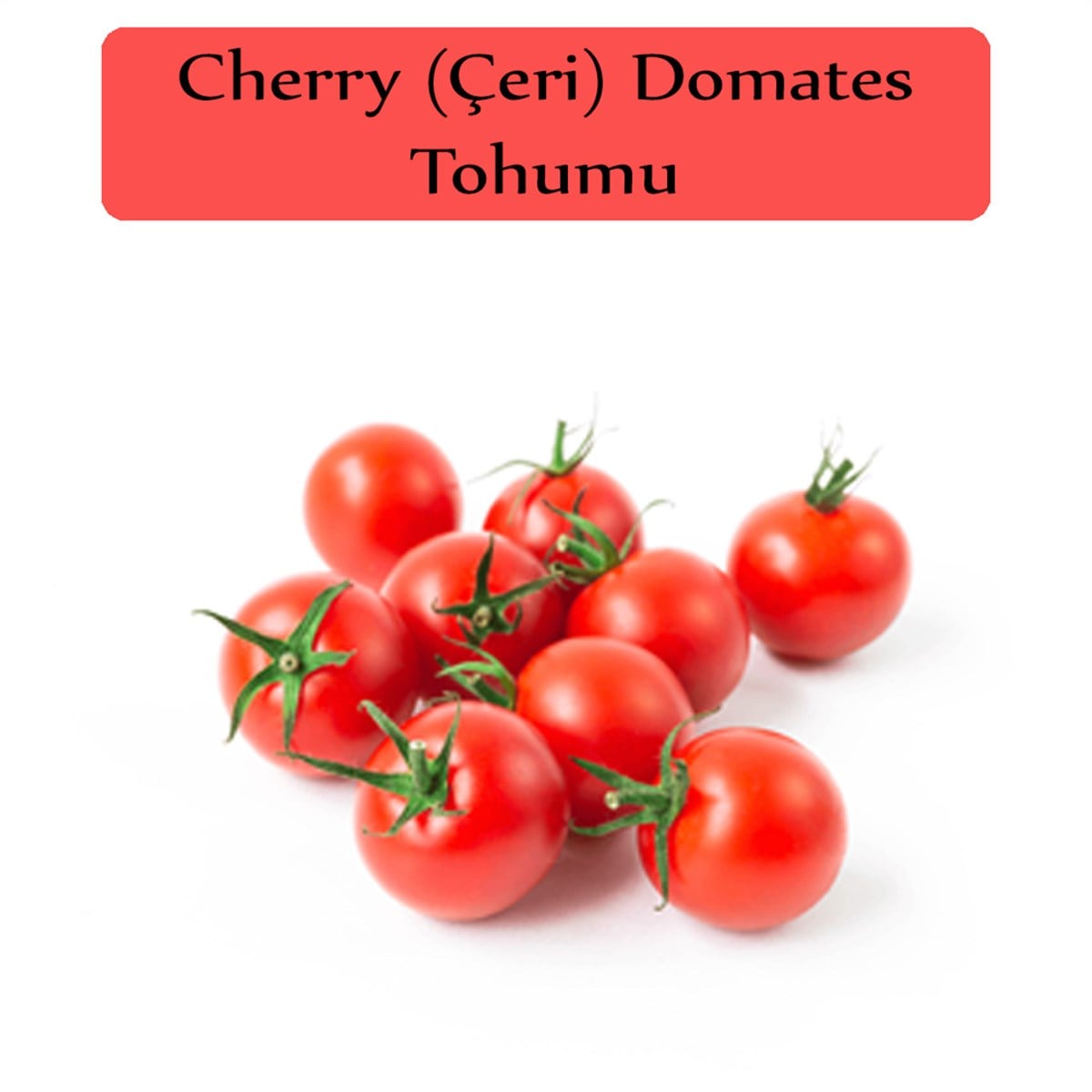 Çeri Domates Tohumu 1 Paket (1Gr=250+ Adet) Cherry Domates Salkım Domates Tohumu