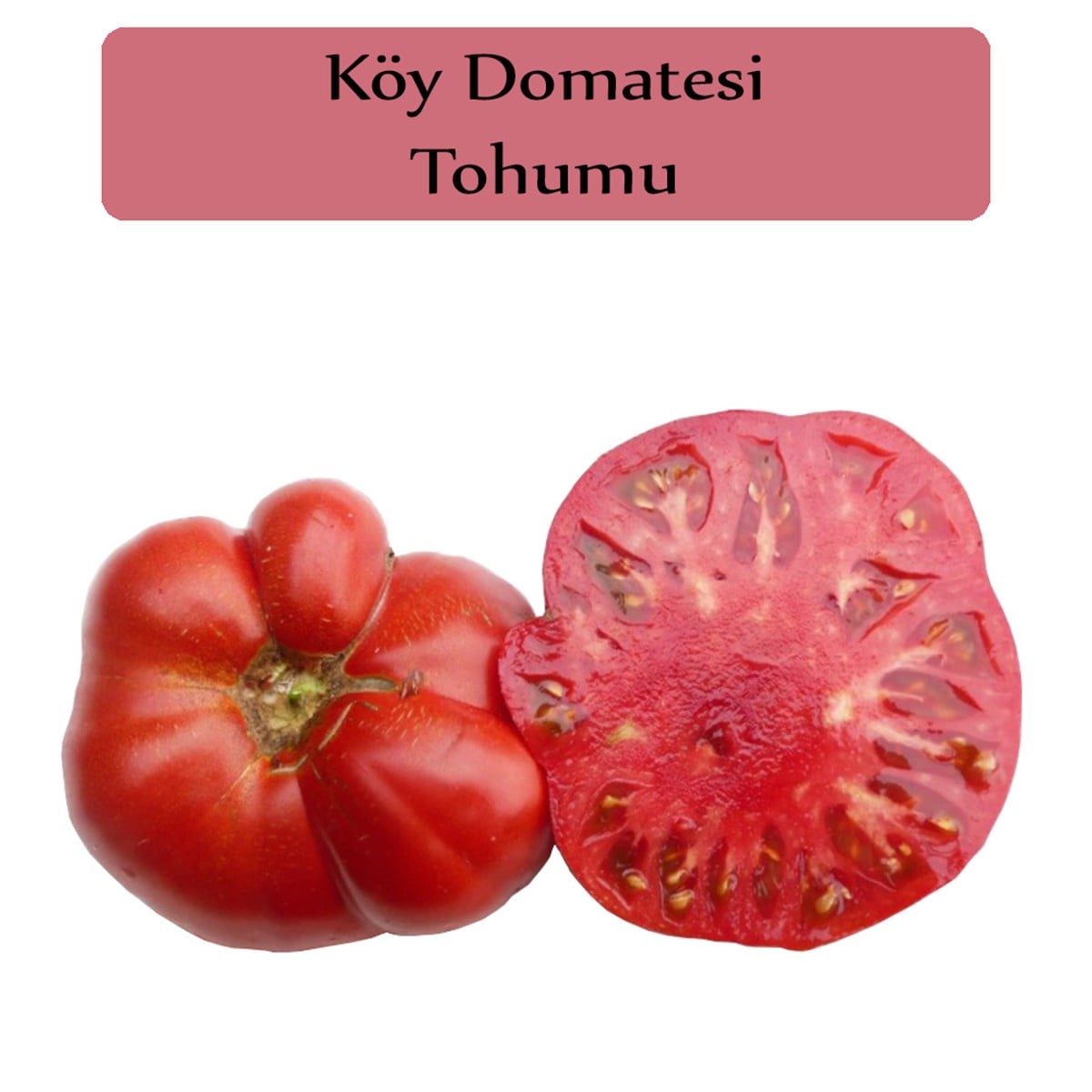 Köy Domatesi Tohumu 1 Paket (3Gr=850+ Adet) Domates Tohumu