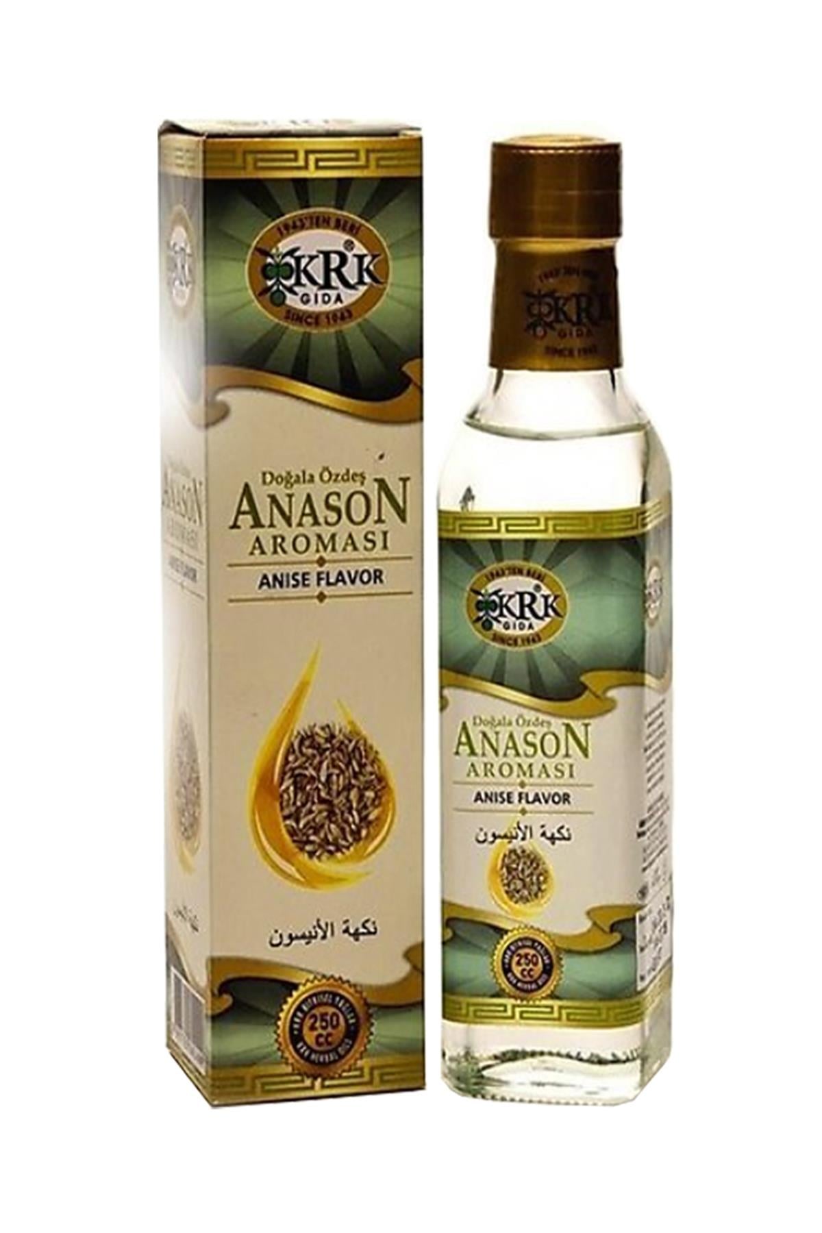 Krk Anason Aroması 250 cc Doğayla Özdeş Anason Aroması Cam Şişe