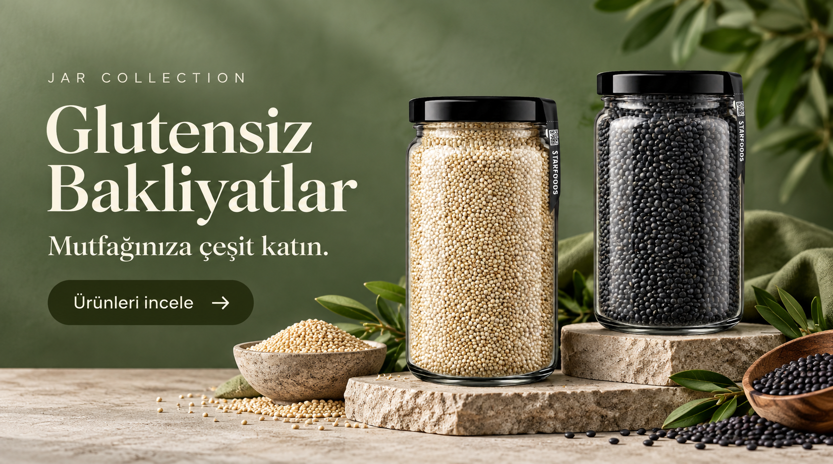 Starfoods Jar Collection – Glutensiz Bakliyatlar