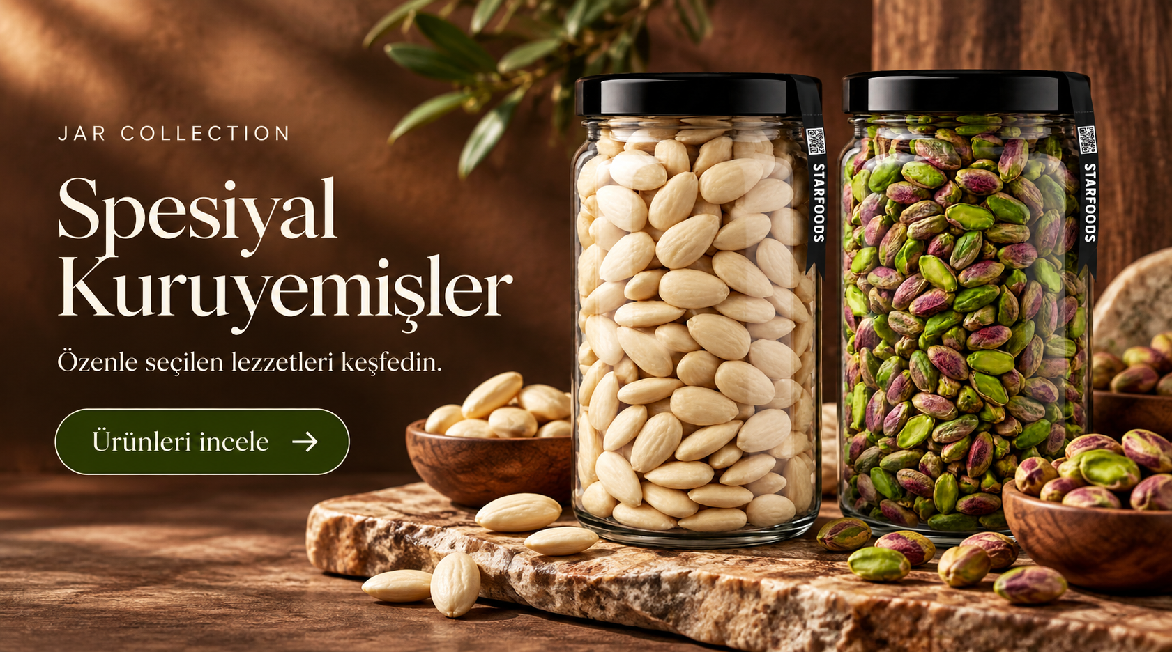 Starfoods Jar Collection – Spesiyal Kuruyemişler