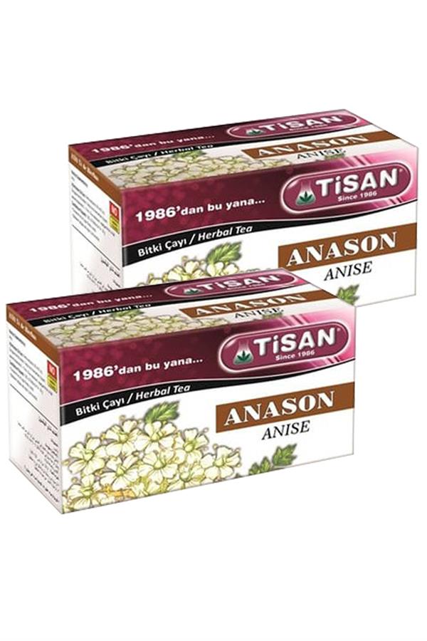 2 Kutu Anason Çayı Tisan Bitki Çayları Sallama Anason Çayı