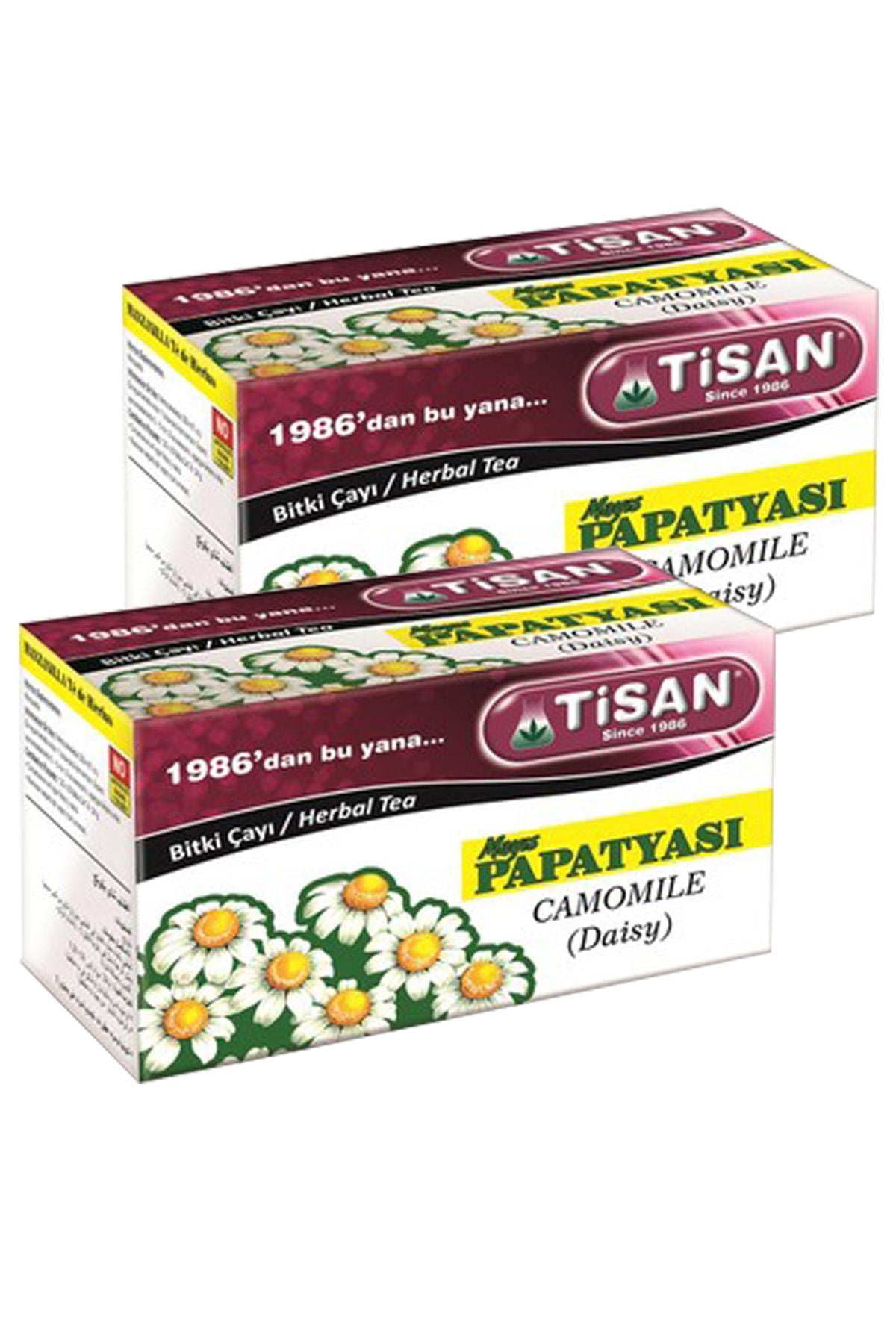 2 Kutu Papatya Çayı Tisan Sallama Mayıs Papatyası Çayı 20 Süzen Poşet x 2 Çay