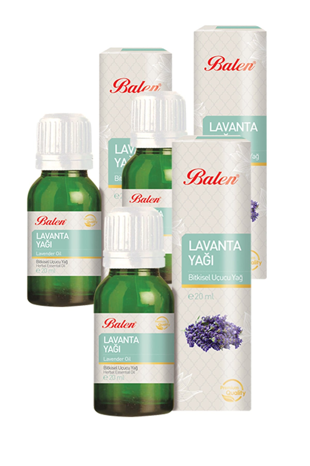3 Kutu Balen Lavanta Yağı 3 x 20 ml