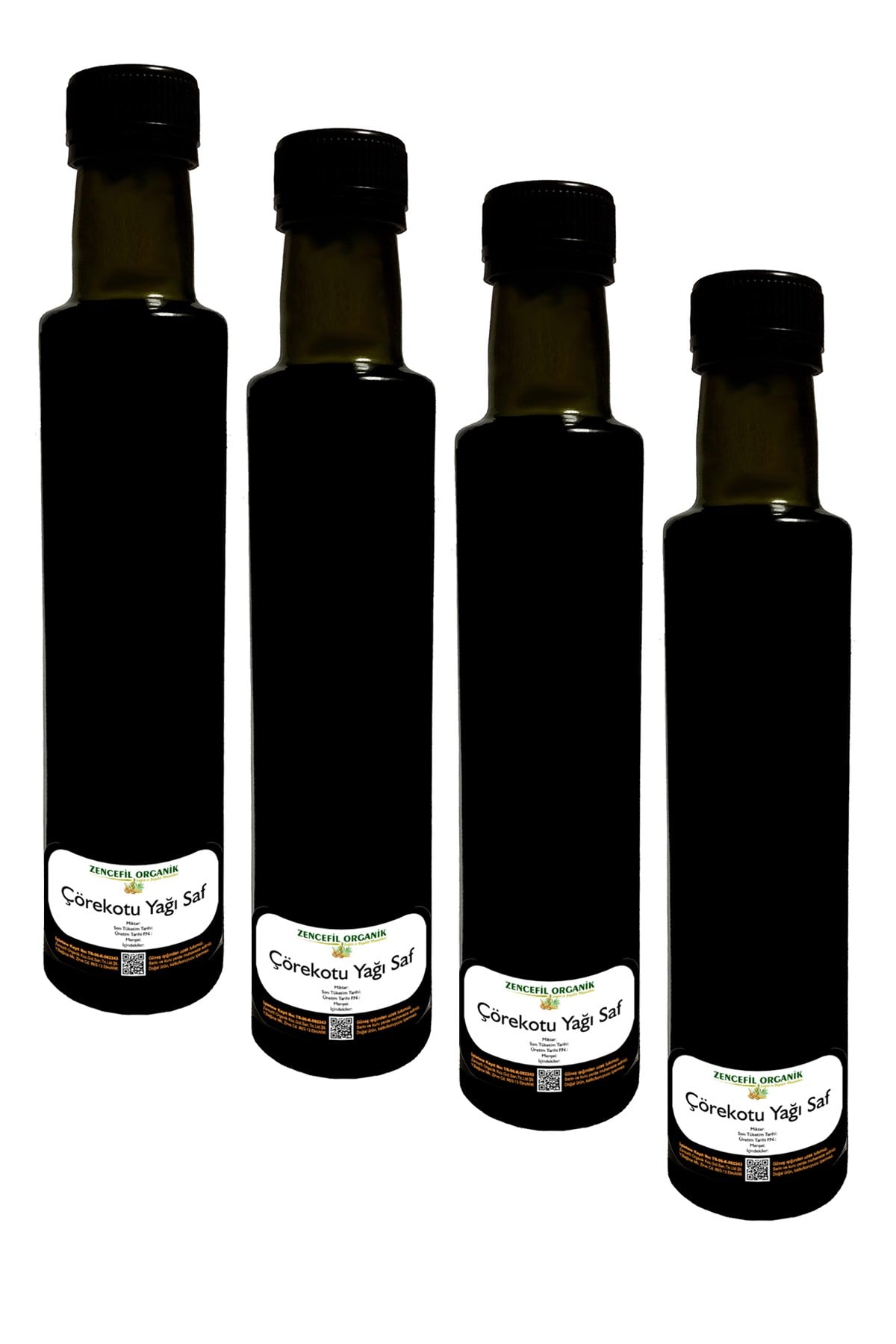 4 Adet Çörekotu Yağı 250 ml. x 4 Taze Sıkım Soğuk Pres Çörek Otu Yağı