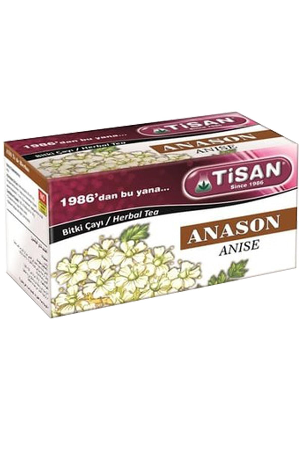 Anason Çayı Tisan Bitki Çayları Sallama Anason Çayı 20 Süzen Poşet