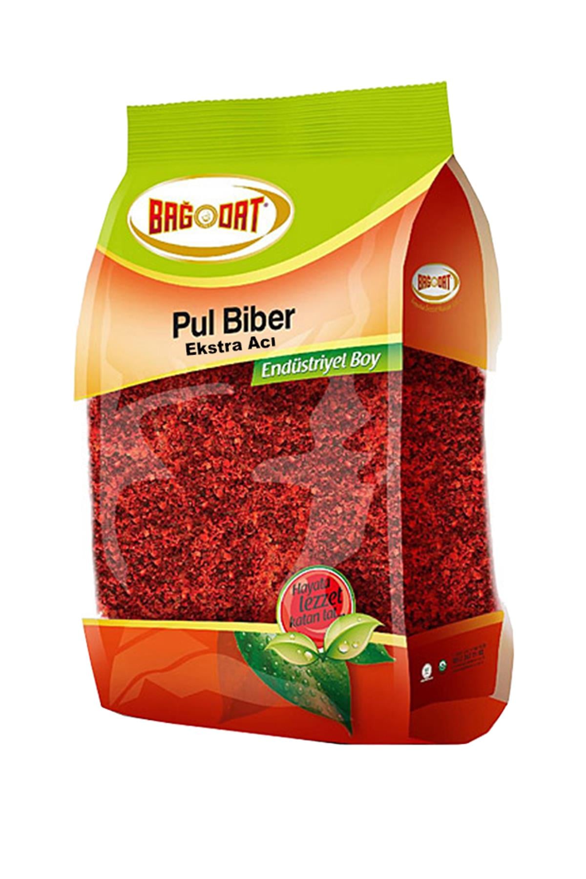 Bağdat Baharat Pul Biber Ekstra Acı 1 Kg Endüstriyel Boy