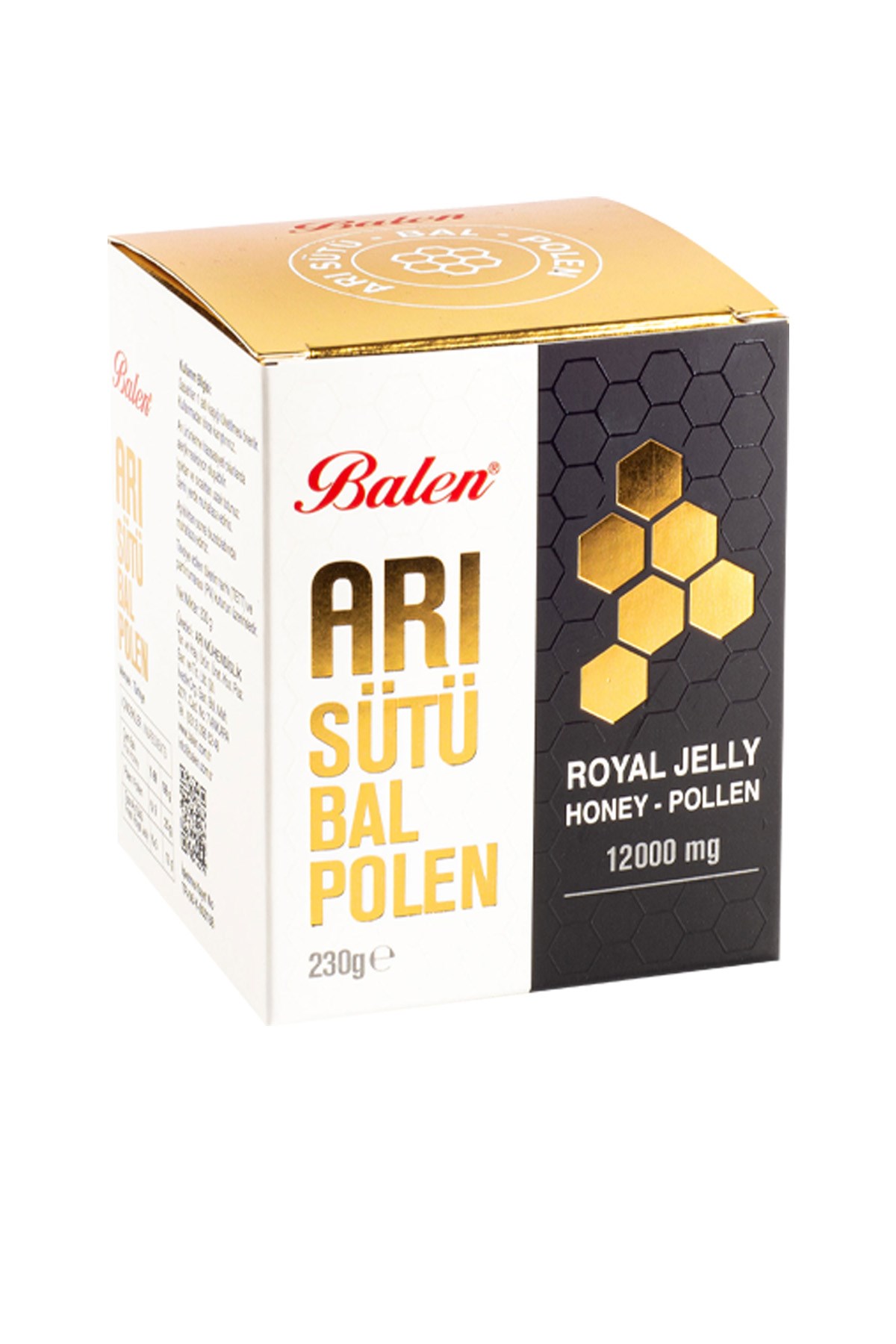 Balen Arı Sütü Bal Polen Karışım 230 gr 12000 mg Orijinal